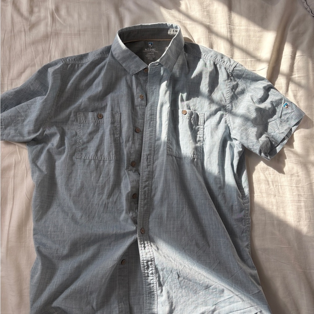 Kuhl Gray Casual Button Down Shirt